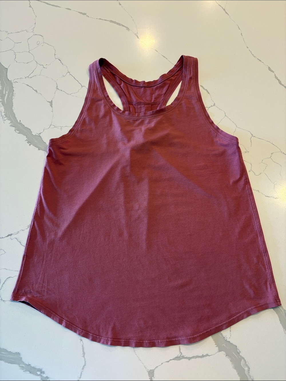 Lululemon Love Tank Pleated ~ 8 ~ Misty Merlot
